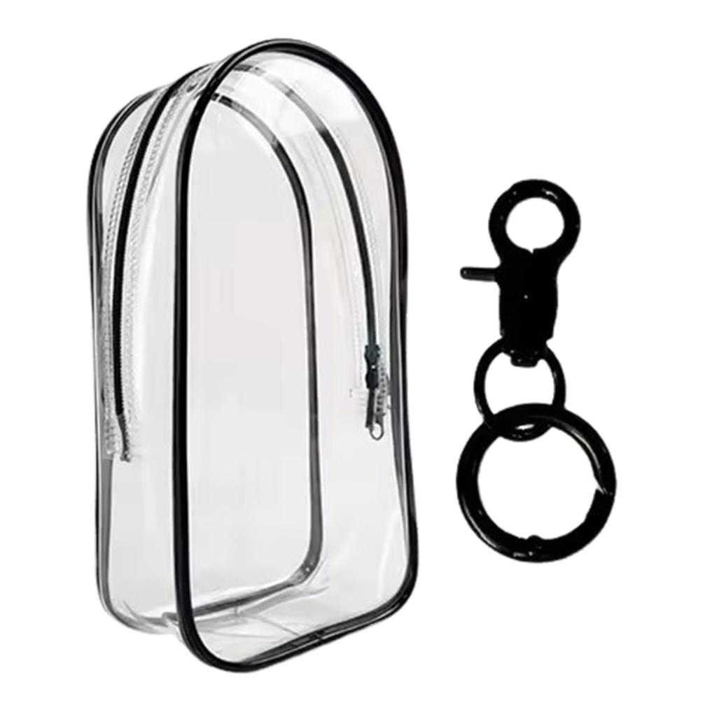 Portable Clear Display Bag For Characters Toys All Round Protected Labubu Doll Storage Pouch For Fans