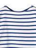 Ships for Women TOKUSHIMA Striped Hand Front and One Size Knit, Washable, 2-Way Back, Women's, 316010801, Blue,