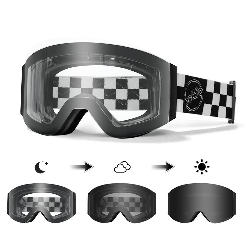 Miling Magnetic Flip-Up Photochromic Mountaineering Goggles