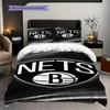 Brooklyn Nets Basketball Spirit Bedding(1 * duvet cover + 2 * pillowcase, without core)Bedding set Soft and comfortable Christmas birthday gift