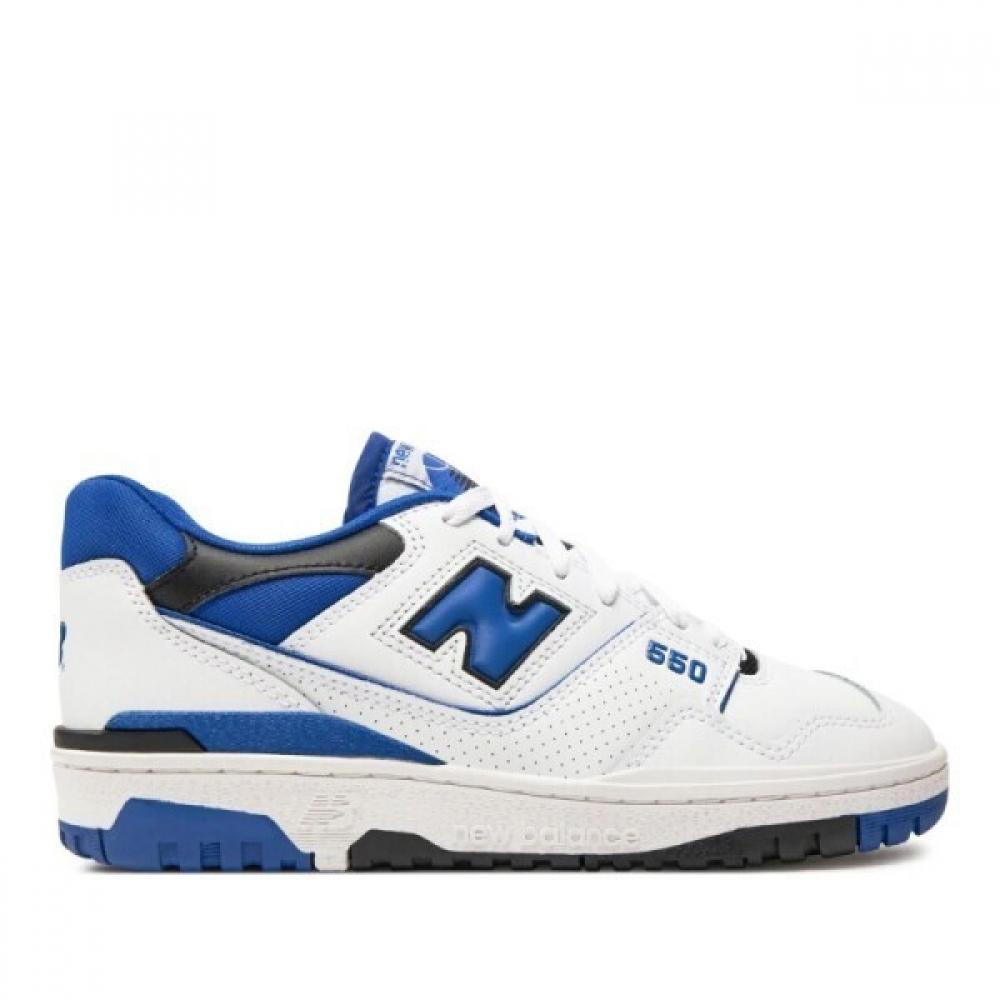 

New Balance Logo White Team Royal Sneakers Bb550sn1 White IT43