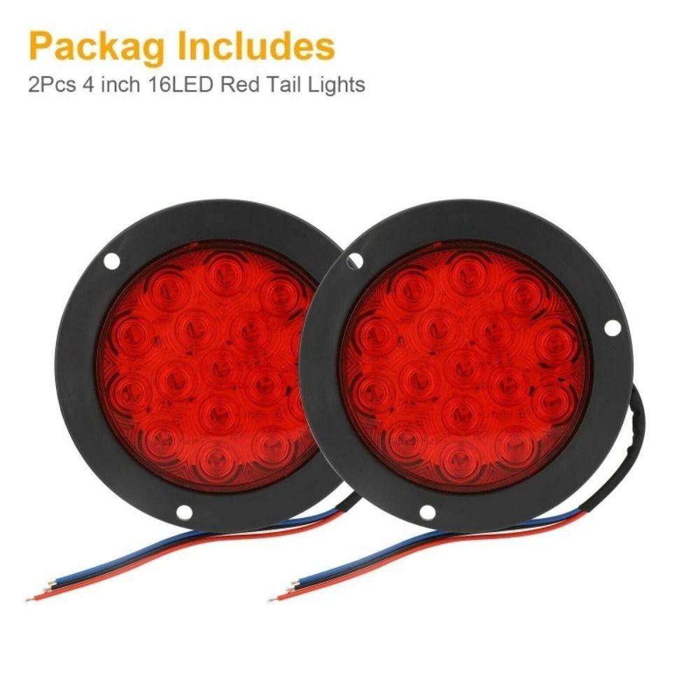 Multi-Color LED Flashing Chassis Tail Light DC 12-24V Car Safety Warning Signal Light  Parking