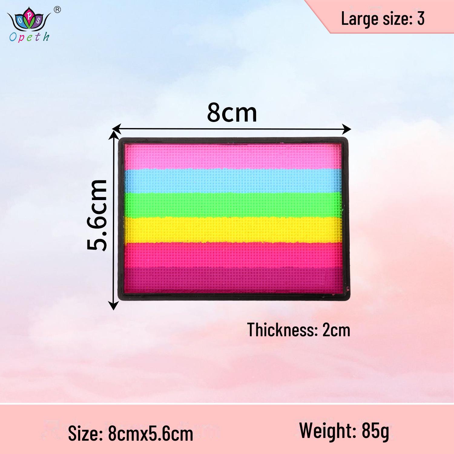 

Водорастворимая радужная краска для лица для детей Water-soluble face paint