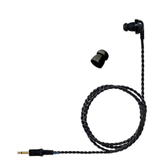 Icom Compatible Intercom Earphones (Compatible with Alinco, Yaesu, Standard, Motorola, and Kenwood Tie Clip-on Earphone Microphones) 2.5mm In-Ear