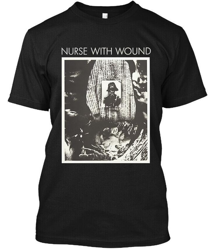 NUOVO! Popolare Infermiera con Ferita UK Musica Arte Retro Logo Vintage T-Shirt Taglia S-4XL T-Shirt Unisex