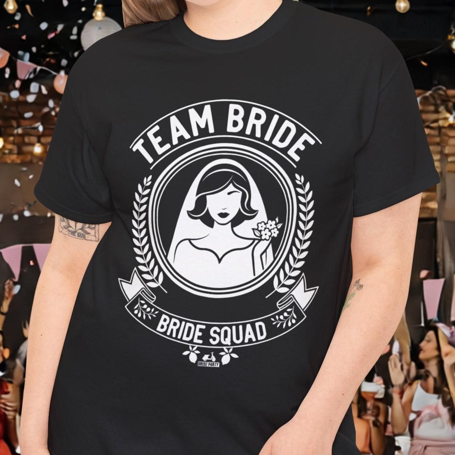 Bride party gift shirt, bridal shower gift,Bachelorette Party Shirts,personalized bachelorette party t-shirt S