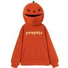 Autumn/Winter American Retro Pumpkin Hoodie - Unisex Youth Pullover by National Tide Brand