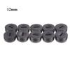 10 Pcs Case Dia.12mm/13mm / 14mm / 15mm / 16mm / 17mm/18mm / 20mm / 22mm Black Plastic Screw Carbon Brush Holder Caps Power Tool