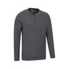 Mountain Warehouse Mens Selby Waffle Henley T-Shirt