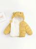 Thickened Fleece-Lined Down Jacket for Infants and Children: Winter Outerwear for Boys and Girls