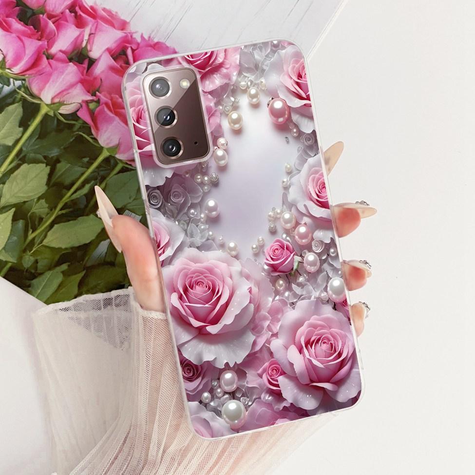 Clear For Samsung Galaxy Note20 5G Case Fashion Fashion Funny Cute Painted Cover For Samsung Note20 5G SM-N981B SM-N981W Casing