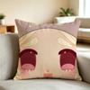 A-Anime Gachiakuta Riyo Reaper Regto Pillow Case Square Double-Sided Sofa Cushion Cover Bedroom Bedside Pillow