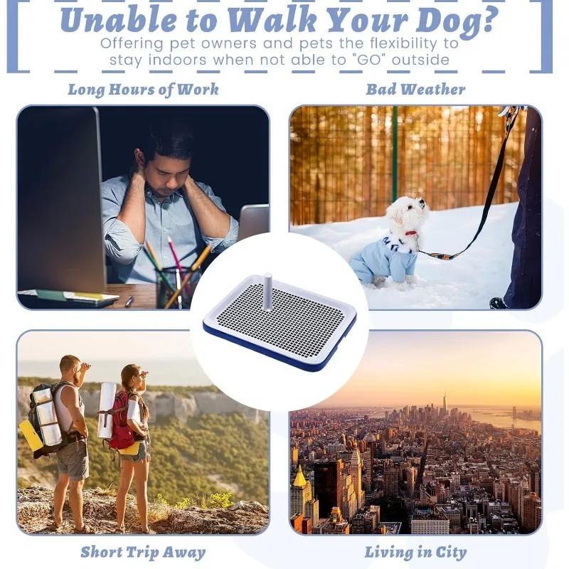 Dog Potty Training Tray Easy To Clean Puppy Pad Holder Tray Reusable Dog Potty Extra Large Dog Toilet Tray for Pets Up Products