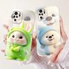 For Xiaomi Redmi Note 10 4G Case Note 10S Cute Rabbit Cartoon Back Cover Soft Silicone Phone Case For Redmi Note 10 Pro Max Bags