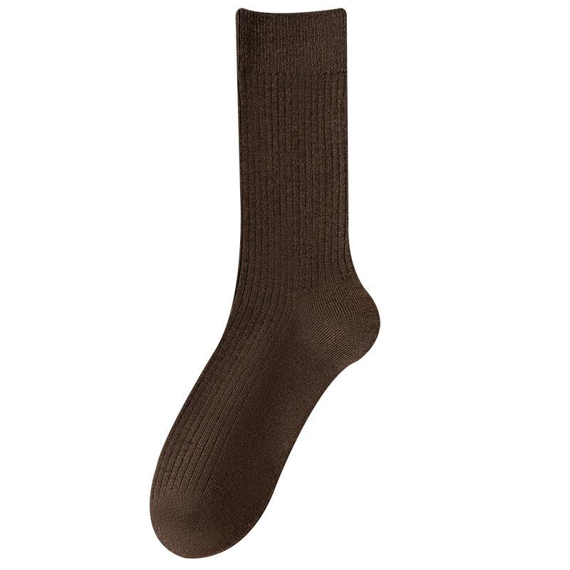 Woolen Socks for Women In Autumn and Winter, Thickened Mid-calf Socks, Pile Stockings, Warm and Cold-resistant Long Calf Postpartum Socks