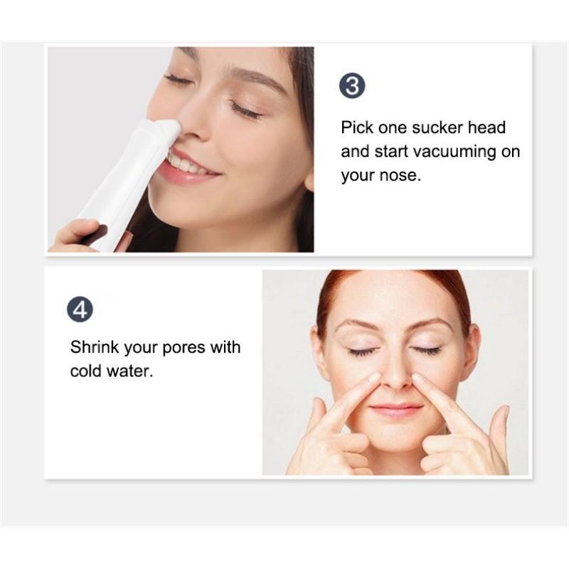Smart Visual Blackhead Instrument Blackhead Remover Vacuum Cleaning Facial Acne Pore Suction Silica Gel Suction Head