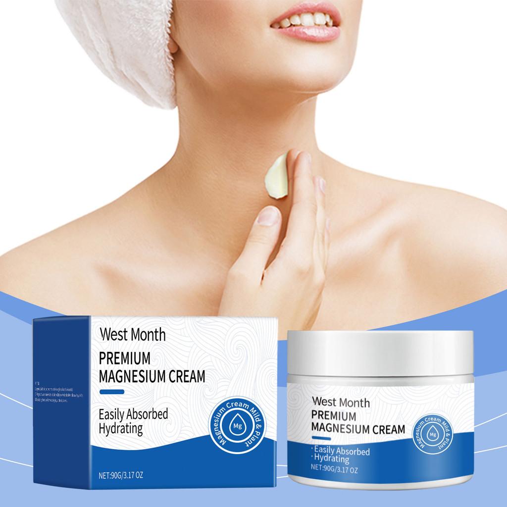 West Month Sleep Magnesium Cream Luxurious Body Moisturizer With Refreshing Lavender Scent For Enhanced Sleep Experience