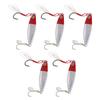 5Pcs 15g Metal Vib Hard Fishing Lures Jigging Fishing Baits Artificial Hard Lure with Sequin Laser