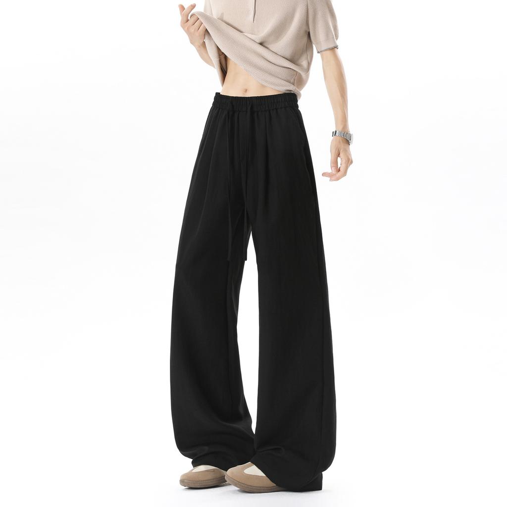 Linen Pants Summer New Thin Refreshing Breathable Loose Wide-leg Pants Japanese Retro Lyocell Tencel Pants