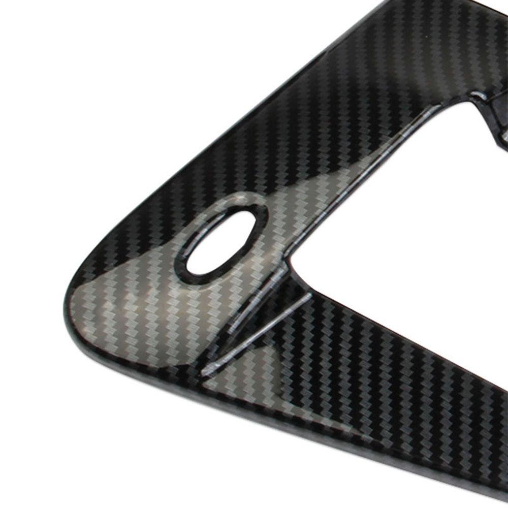 Carbon Fiber Look Exterior Door Bowl Handle Trim Cover For Nissan 370Z 2009-2020