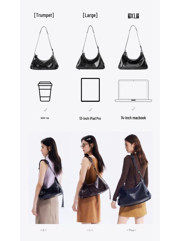 Chen Duling Style: Amazing Song Yisong Donut Hobo Shoulder/Crossbody/Underarm Bag
