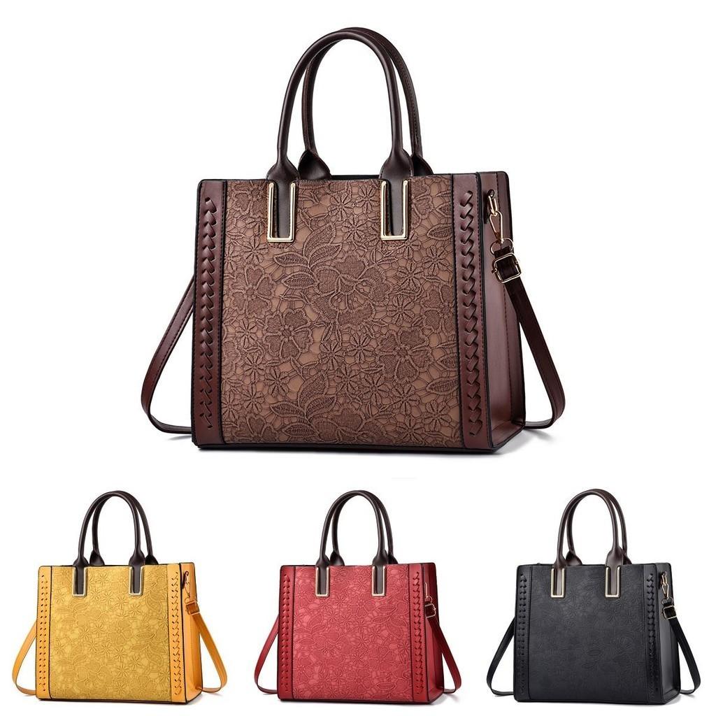 Stylish Middle-aged Mom Crossbody Bag 2023 New Simple Minimalist Soft Shoulder Bag