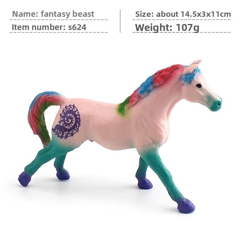Unicorn Figurine Collectible Pvc Model For Kids Fantasy Animal Decor Play Toy