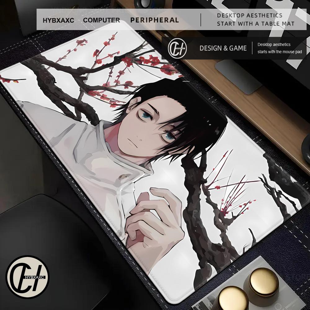 Hd Anime Purple Mouse Pad Yyuta Okkotsu Game Keyboard Rug Laptop Hybxaxc Pc Jjujutsu Kaisen Gamer Cabinet Extended Desk Mat