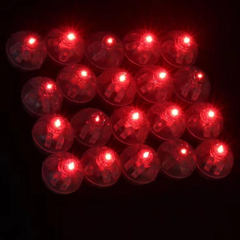 50/100PCS Round Balloon Lights LED Flash Colorful Luminous Lamps Mini Tumbler Ball Light for Christmas Wedding Party Decoration
