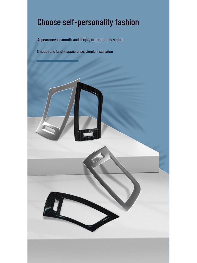 Stainless Steel Dashboard Air Outlet Frame for Toyota Alphard Vellfire 2015-2022, 30 Series