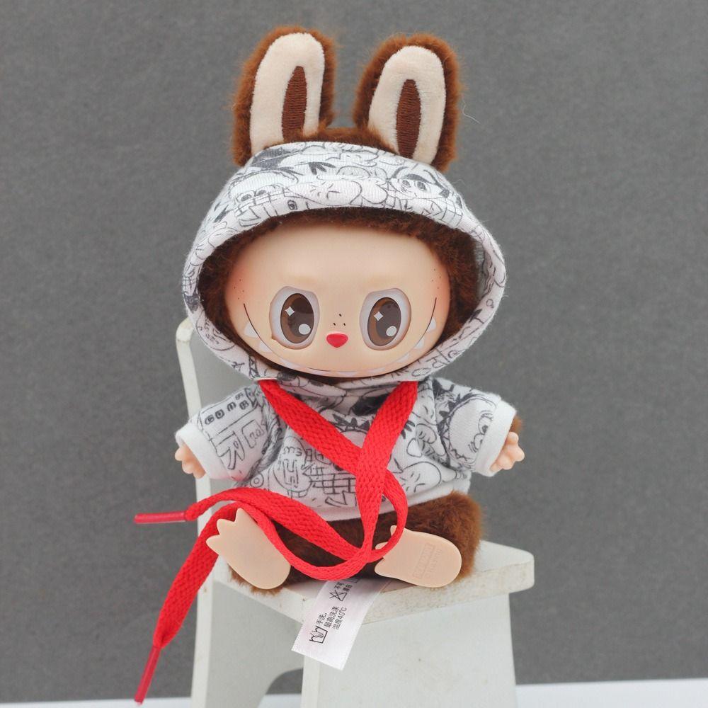 

1 set Dress Up Labubu Plush Doll Outfit Mini Cotton Doll s Clothes Cotton Doll Accessories Style D