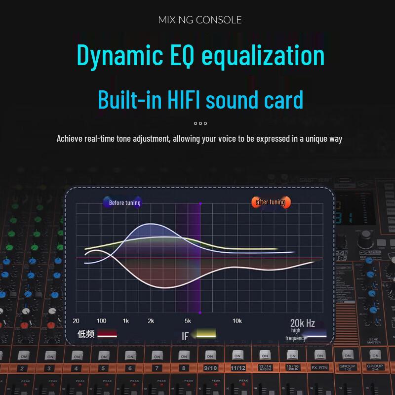 SAST G66 Professional 16-Channel Audio Mixer Console CN plug (adapter included)