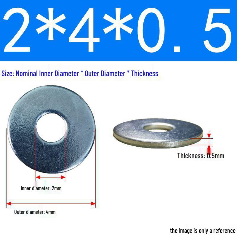 Galvanized Flat Metal Washer Spacer M3-M60