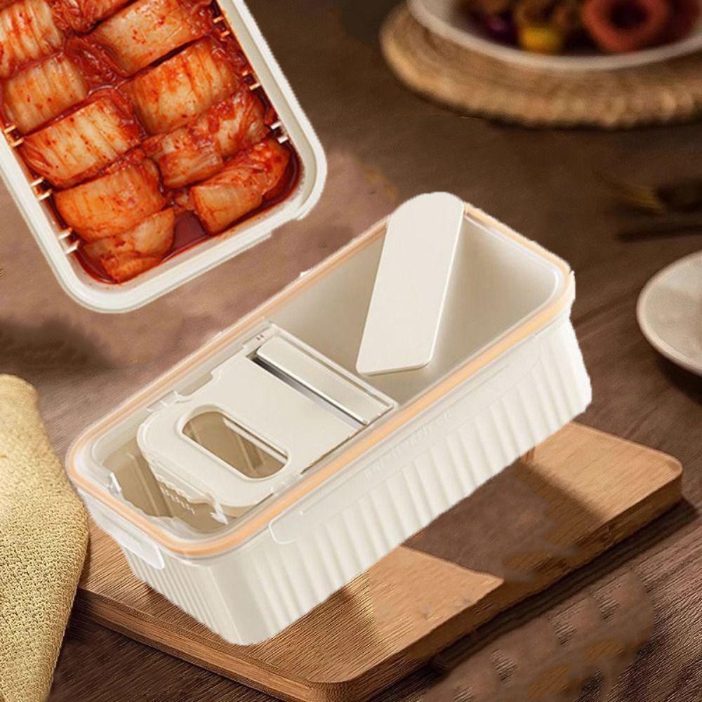Sealed Kimchi Cutter Large Capacity Kimchi Storage Container Vegetable Instant Food Cutter Meat