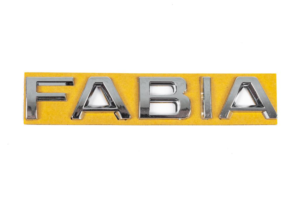 

Надпись Fabia (130 мм на 22мм) для Skoda Fabia 2014-2021 гг