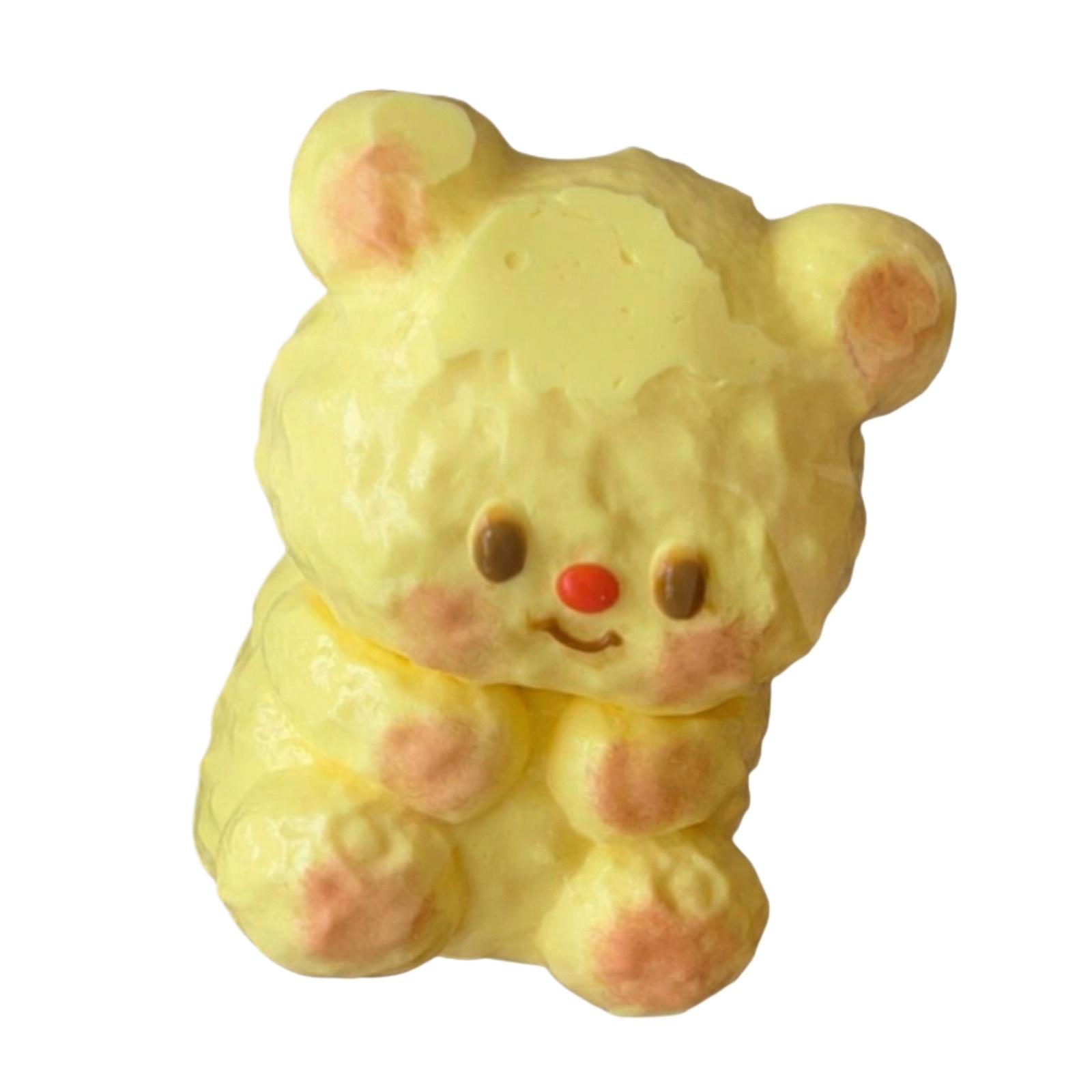 

Squishy Stress Relief Toy Soft Squeeze Slow Rising Foam Bear Shape Sensory Toy for Anxiety and Focus Relief Kids and Adults One Size