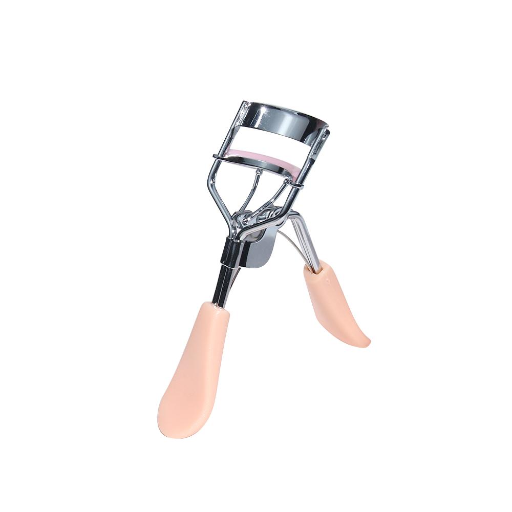 Wimpernzange mit Wimpernkamm, Professionelle Wimpernzange, Make-Up-Tool, Lash Curler, Inkl. zusätzlichem Gummi-Ersatzpad