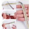 Self Adhesive Rhinestone Chain Colorful Rhinestone Band Sticky Trim Crystal Trim  Bag Decoration