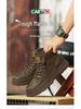 Herren 2025 Vintage-Stil High Top Herbst Lederstiefel mit Seitenreißverschluss & dicker Sohle