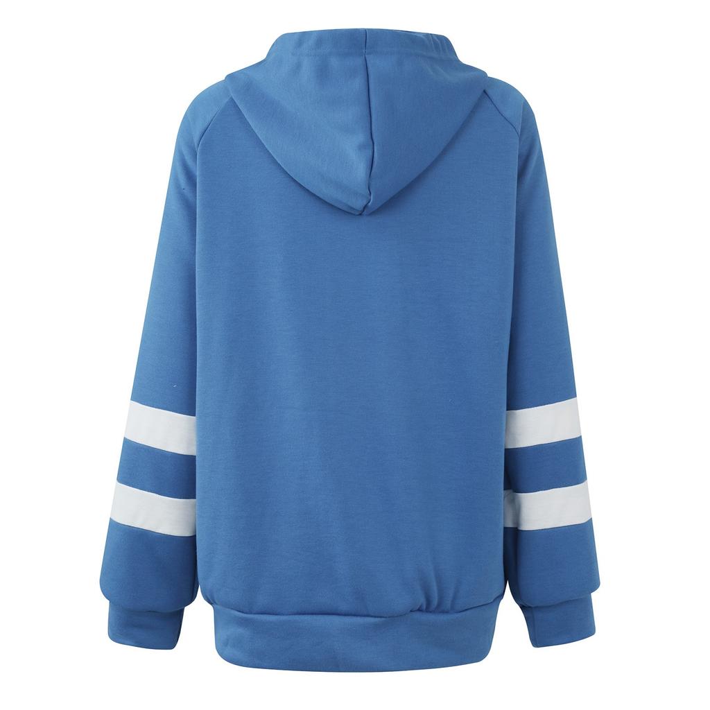 Hanorace active cu mânecă lungă, cu fermoar, cu hanorace cu buzunar, jachete