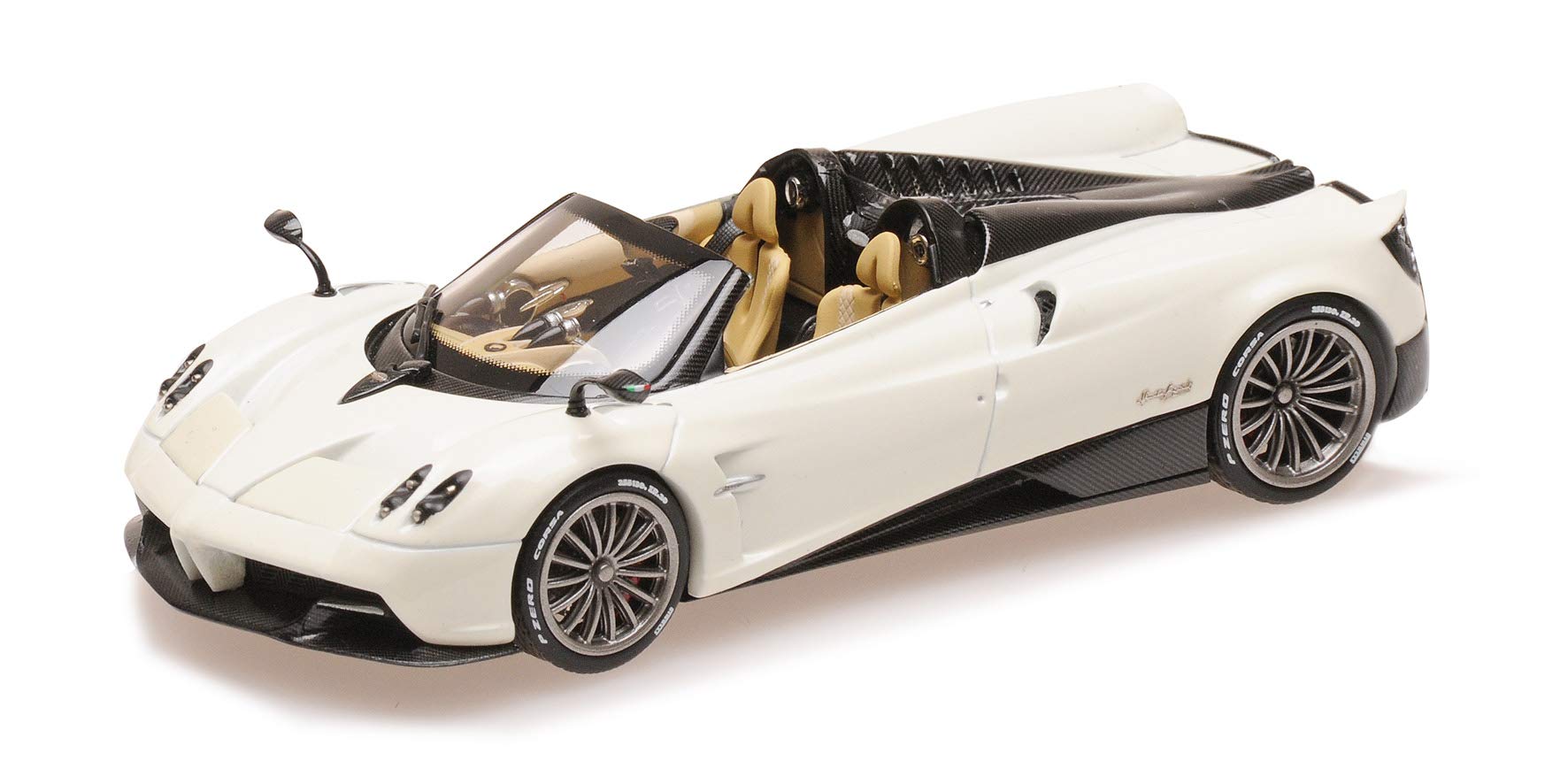 

ALMOST REAL Pagani Huayra Roadster 2017 Білий Готовий продукт 1/43