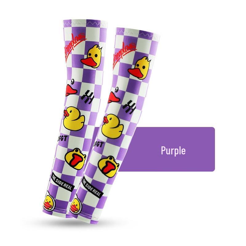 Dailixiang Cartoon Kids Summer Ice Silk Sun Sleeves One Size