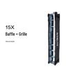 NANLITE PavoTube II 15X Barn Doors & Grid Set