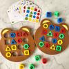 1PC Children Matching Puzzle Toys Colors Geometric Shape Jigsaw Board Games Early Educational Interaction Toys For Kids Games