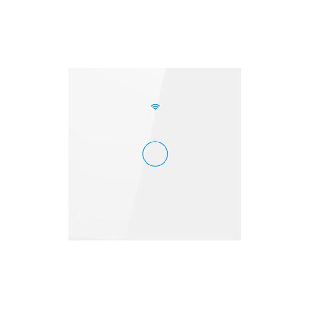 EU Smart Wall Switch: Matter-Compatible, Alexa & Google Voice Control, Touch Activation.