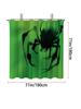 1pc Halloween Horror Spider Printed Waterproof Shower Partition Privacy Curtain with 12 Hooks Multiple Sizes Machine Washable
