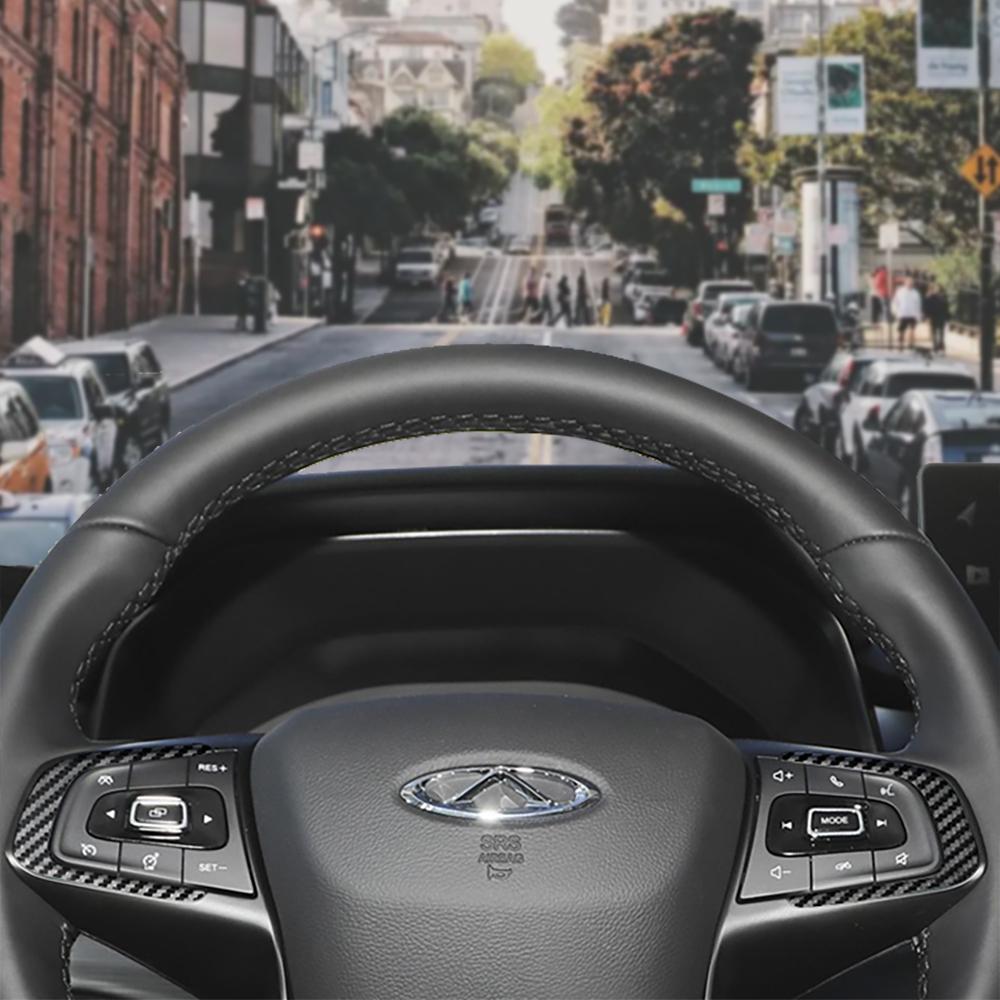 Car Styling For Chery TIGGO 7 pro    Steering Wheel Car Stickers Accessories Interior Decoration Automobiles