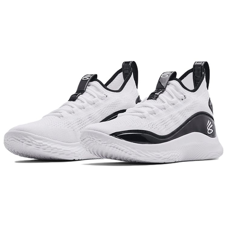 Curry Brand Curry 8 NM White Black Unisex Sneakers 3024785-111