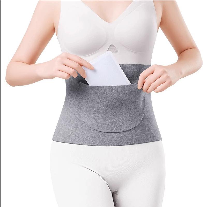 Plus Pocket Double Bellybands To Protect The Waist and Protect The Belly Belt, Cold and Traceless Warm Uterine Belt