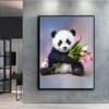 5D DIY Diamond Embroidery Animal Panda Diamond Painting Mosaic Home Decoration